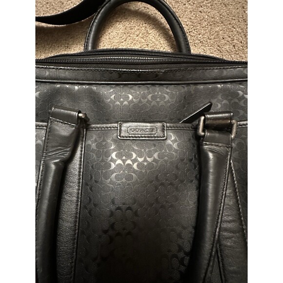 Coach Black Utility Briefcase - Retails $348- See Images For Call Out - Picture 2 of 6